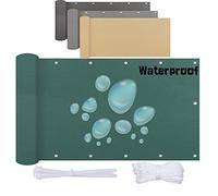 GJMSSMY Recinzione Esterna Resistente alle intemperie 130x850 cm - Elegante Schermo per Balcone per Protezione Solare e Privacy su Patio, Giardino o Veranda - Soluzione Ideale per Creare Ombra all'a