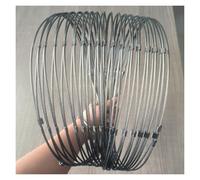 GJMSSMY Rete Metallica in Acciaio Inox, barriera di Sicurezza da 10 cm/2 mm per Scale, balaustra espandibile, Recinzione anticaduta (2,5x24 m) - Resistente e Versatile