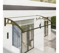 GJMSSMY Tenda da Sole Moderna per Ingresso, per Esterni, per Porte e finestre, in policarbonato, Protezione dalla Pioggia per terrazza, 70 x 120 cm (27,6" x 47,2")