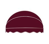 GJMSSMY Tendalino a Cupola Rossa per finestre, 120 cm, per Esterni, Impermeabile e Resistente ai Raggi UV, Forma emisferica, Adatto a Tutte Le Stagioni, Installazione Manuale. Perfetto per Porte e f