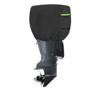 GJMZTQG Mezza Copertura per Motore fuoribordo, Mezza Copertura per Motore rimorchio in Tessuto Oxford 600D Copertura Protettiva per Motore fuoribordo per Yacht (80-150HP:73 * 40 * 65CM,Schwarz)