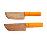 GjnjfdF Coltello per bambini, tritatutto in legno per bambini - Gioco educativo per ragazzi e ragazze per praticare il taglio di frutta e verdura nei giochi di ruolo culinari