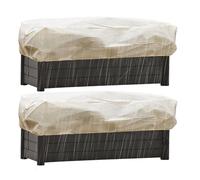 GjnjfdF Copertine di Protezione Contro Il per | 2 Pezzi coperture rettangolari antigelo per | Accessori da Giardinaggio per Protezione Neve, Pioggia e, e