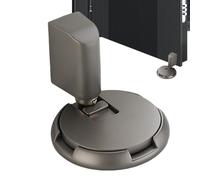 GjnjfdF Fermaporta a terra meccanica, fermaporta a terra resistente, fermaporta invisibile, senza foratura, senza magneti, fermaporta antivento regolabile per la casa, impedisce