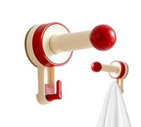 GjnjfdF Ganci a Ventosa per Doccia - Gancio Doccia Retrattile a Ventosa,Appendino Rimovibile Senza Trapani e Senza Tracce Riutilizzabile per Asciugamani, Cucina, Camera, Parete, Armadio, Finestra,