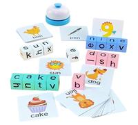 GjnjfdF Giochi di Parole con Carte per Bambini - Gioco Interattivo Educativo per Potenziare Vocabolario,Per Apprendimento del Lessico,Per Bambini, Amici, Insegnanti, Casa, Scuola 'Infanzia, Aula