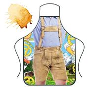 GjnjfdF Grembiuli Divertenti Uomo BBQ - Grembiule da Lavoro per Giardinaggio - Grembiule da Cucina Traspirante Motivo Umoristico per Ristorante Matrimonio Camping Picnic Festività