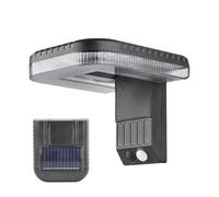 GjnjfdF Lampada da parete per esterni a energia solare - Proiettore LED solare per facciata,Lampada ad alta luminosità con rilevamento intelligente senza fili per giardino terrazza recinzione casa