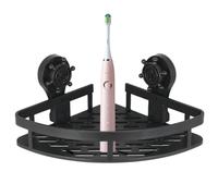 GjnjfdF Mensola Doccia Angolare Senza Foratura In ABS Mensola Angolare Triangolare Per Bagno 28x5cm Design Regolabile Può Essere Liberamente Smontato E Installato Stoccaggio Con Ventoso