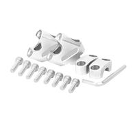 GjnjfdF Morsetto per riser manubrio, riser manubrio 7/8 - Morsetto per montaggio su manubrio 7/8 22mm Lega di alluminio - Supporto per morsetti per manubrio per moto, facile da installare