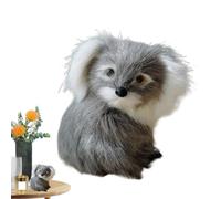 GjnjfdF Peluche Koala, statuetta da ufficio, statuetta decorativa realistica per tavolo da notte e tavolo da trucco