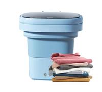 GjnjfdF Piccola Lavatrice,Lavatoio Da 6 Litri Con Cestello Di Scarico | Mini Lavatrice,per Appartamento Dormitorio Campeggio Viaggio Casa e Abbigliamento