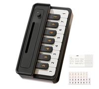 GjnjfdF Piccolo pianoforte, giocattolo educativo portatile, strumento musicale, tastiera elettronica come giocattolo musicale, per casa e in viaggio, per interni ed esterni, regalo di compleanno per