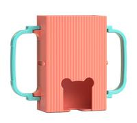 GjnjfdF Porta buste per alimenti per bambini, porta buste per bambini - Porta-portatile a prova di schiacciamento,Porta sacchetto per frutta senza spremere, supporto per scatola del latte, contenitore