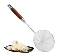 GjnjfdF Sciagno per friggere, colino a rete | Spoon schiumatoio grasso - Berretto in acciaio inossidabile con manico, setaccio di schiumatura grassa per friggere