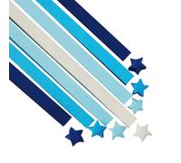 GjnjfdF Strisce di carta per stelle - 1350 fogli di strisce di stelle di carta,Carta artigianale per la decorazione di stelle, carte a stella double face per l'insegnamento scolastico