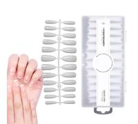 GjnjfdF Suggerimenti per unghie finte, suggerimenti per l'estensione delle unghie - 240 pezzi di unghie finte professionali | Set di estensioni per unghie Traceless Easy, punte per unghie francesi di