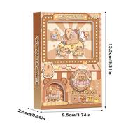 GjnjfdF Taccuini Tascabili - Design Artigli Meccanici Capibara | Materiale Scolastico Cancelleria Giocattoli Antistress per Scrivere Tenere un Diario Ricompense Ufficio