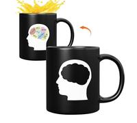 GjnjfdF Tazze da caffè che cambiano colore - cambia colore sensibile al calore - Tazze per sublimazione, tazze da caffè innovative, tazze, da natalizia per colleghi