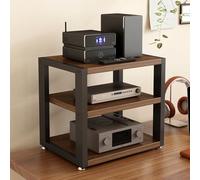 GJPXFR 2/3/4 Ripiani Stereo HIFI Rack, Piccolo Supporto Per Giradischi DVD, Mobiletto HiFi Rack Audio Av Tower Mobiletto Stereo E Supporti Audio-Video(3-Tier/45x35x42.5cm)