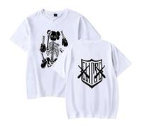 GJRJS Clipse Let God Sort Em out Casual Moda Classico Tee Manica Corta,Bianca,M