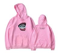 GJRJS D-ove Merch Cameron Album Hoodie Girocollo Felpa con Cappuccio, Moda Felpa Maniche Lunghe, Pullover Grafico con Stampa Ampia Hip Hop Streetwear,Rosa,3XL