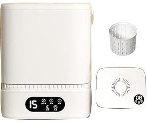 GJVBGA Mini lavatrice portatile e asciugatrice, piccola lavatrice da 5 l, leggera rondella adatta per appartamento, dormitorio, campeggio, camper e altre occasioni