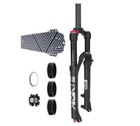 GJYDPU Forcella MTB Pneumatica 26/27,5/29" Attacco 1-1/8" Dritto Blocco Rapido 9x100mm Regolazione Ammortizzazione Corsa 120mm (Sblocco Manuale/Remoto), Progettata per Gravel Marathon