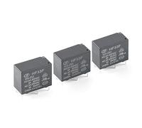 GJZIFGFWQ 50 Pezzi Modulo relè Scheda HF33F 024-ZS3 012-ZS3 005-ZS3 5A 5V 12V 24VDC Relè a 5 Pin