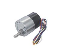 GJZIFGFWQ Mini Motore 37 mm di Diametro Cambio a Basso Rumore Lunga Durata Coppia Elevata 12 v 24 motoriduttore CC Senza spazzole bldc Silenzioso JGB37-3525 : V 7 Giri/min(24V 200RPM)