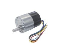 GJZIFGFWQ Mini Motore JGB37-3525 Motore CC 24 V a Basso Rumore, Lunga Durata, Coppia Elevata, motoriduttore brushless Positivo e Negativo: 480 Giri/min 12 V(33RPM 12V)