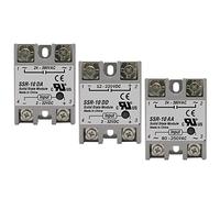 GJZIFGFWQ SSR-25DA SSR-40DA SSR 10A 25A 40A 60A 80A 100A Modulo Relè A Stato Solido DC 3-32V Ingresso AC 24-380V Uscita PID Controllo della Temperatura 1Pcs(SSR-25A)