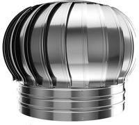 GJZQDKX Cappuccio Girevole per Camino in Acciaio Inossidabile - Spinner Anti-tiraggio discendente per comignoli Standard da 160 mm - e Cappuccio per comignolo Resistente alle intemperie