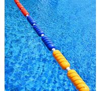 GJZQDKX Linea divisoria di Sicurezza per corsie della Piscina, Corda di Sicurezza per Piscina da 18-75 Piedi con galleggianti, divisore di corsia e Linea di Confine, Ideale per Zone Poco Profonde/pr