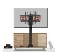 GJZQDKX Supporto da Pavimento per TV - Rotazione Manuale di 360° a Sinistra e a Destra, Sollevatore Elettrico telescopico per TV, Sollevatore per TV Nascosto nell'armadio, Adatto a schermi
