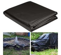 GJZQDKX Teloni per laghetti in HDPE Resistenti e Flessibili, Impermeabili, Ideali per laghetti per Koi, Giardini Acquatici, fontane e cascate. Disponibili nelle Misure 3x5 m, 4x6 m, 5x7 m e 6x8 m (5