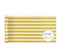GJZQDKX Tenda Parasole da Esterno 70x175 cm con Protezione UV, Resistente al Vento, con Occhielli e Strisce Giallo-Bianche per Balcone, terrazzo e Patio.