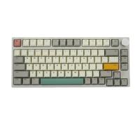 GK GAMAKAY TK75 SE 75% tastiera meccanica da gioco con pulsante, hot-swap, Bluetooth/2,4 GHz/Wired RGB PBT 81 tasti Gasket Gaming Tastiera (bianco Outemu Yellow Switch)