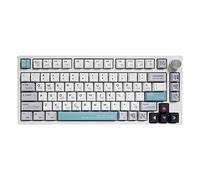 GK GAMAKAY TK75 - Tastiera da giogo meccanica 75% Hot Swap RGB Bluetooth 5.0/2.4GHz Wireless/USB-C Wired con controllo manopola, PBT tasti con profilo Cherry Gaming Keyboard (Gateron Yellow Switch)
