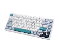 GK GAMAKAY TK75 V2 - Tastiera da gioco meccanica silenziosa al 75% con schermo TFT, Hot Swap RGB Bluetooth 5.0/2.4GHz Wireless/USB-C Wired PBT tasti con profilo Cherry (GamaKay Pegasus Switch)