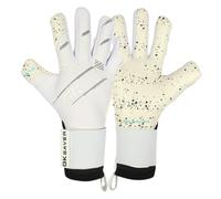 GK Saver Guanti da portiere, serie Magnet | Palmi antiscivolo | Guanti da portiere ad alte prestazioni per un'azione di calcio intensa (bianco magnetico, taglia 7)