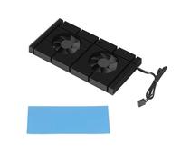 GK6 Doppia ventola PWM VRAM Dissipatore di calore Memoria backplane a velocità regolabile Dispositivo di raffreddamento per radiatore 3080 3070 (Cuscinetto 600 da 0,5 mm)