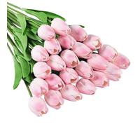 Gkaopi 15 Pezzi Tulipani Artificiali,Realistici Tulipani in Lattice,Finti Tulipanis Mazzo di Fiori Realistici per DIY Matrimoni Mazzi Nuziale Festa Casa Stanza Decorazioni