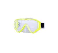 Gkaopi Maschera Subacquea Bambini Maschera Snorkeling Bambino con Naso per Ragazzi Ragazze 180° HD Visuale Panoramico Occhialini da Sub Anti-Nebbia AImpermeabile Occhialini da Nuoto (Giallo)