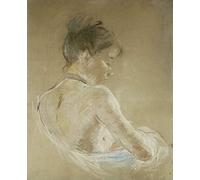 GKAZGQPR Dipinti Famosi Immagini Moderni Murale Foto su Tela Chica con hombros de Berthe Morisot per L'arredamento Della Camera da Letto 60x90cm
