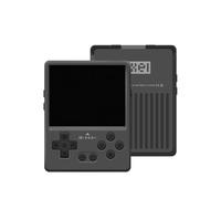 GKD Pixel 2 Console in metallo retrò Mini portatile tascabile palmare, preinstallato con scheda TF da 64 GB, batteria 1800 mAh, schermo IPS da 2,4 pollici, console da gioco in alluminio (grigio, 64