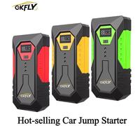 GKFLY 3000A Avviamento per auto 59.2Wh Accumulatori e caricabatterie di riserva portatile Dispositivo di avviamento di emergenza Batteria per auto Booster Buster per benzina diesel