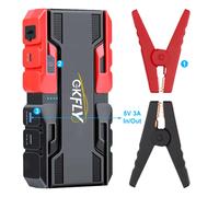 GKFLY Car Jump Starter12V Power Bank per Avviamento Auto Booster di Emergenza Portatile 1200A Dispositivo di Avviamento Automatico Per Benzina Diesel