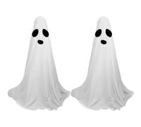 GkgWuxf 2 pezzi decorazioni di Halloween fantasma all'aperto Halloween Light Up Ghosts Kit spettrale fantasma Halloween Decor spettrale fantasmi si illuminano per Halloween Cortili Decor Maxi-mamma