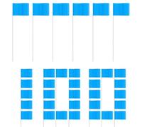 GkgWuxf Bandiere di marcatura per prato, arancione da cortile per marcatura del prato, segnali di avvertimento resistenti alle intemperie per addestramento di cani, eventi, mappatura delle proprietà